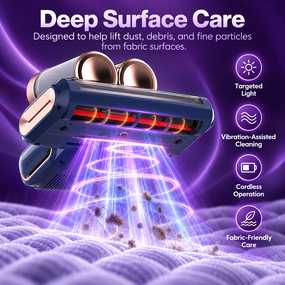 VexaVac™ Cordless Mattress Cleaner